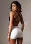 Shorts Superhot Blackout Branco SH5640 UV50+ Cós Médio