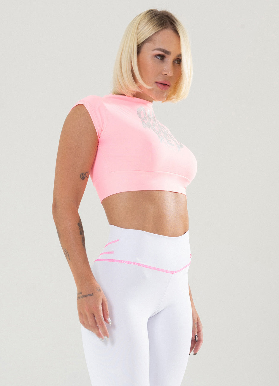 Blusa Superhot Fitt Rosa Neon BL5289