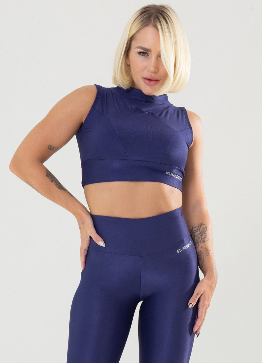 Top Superhot Gleam Azul marino Imagen secundaria del producto