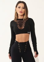 Legging Cós Alto Superhot Comfy Preto CAL5344