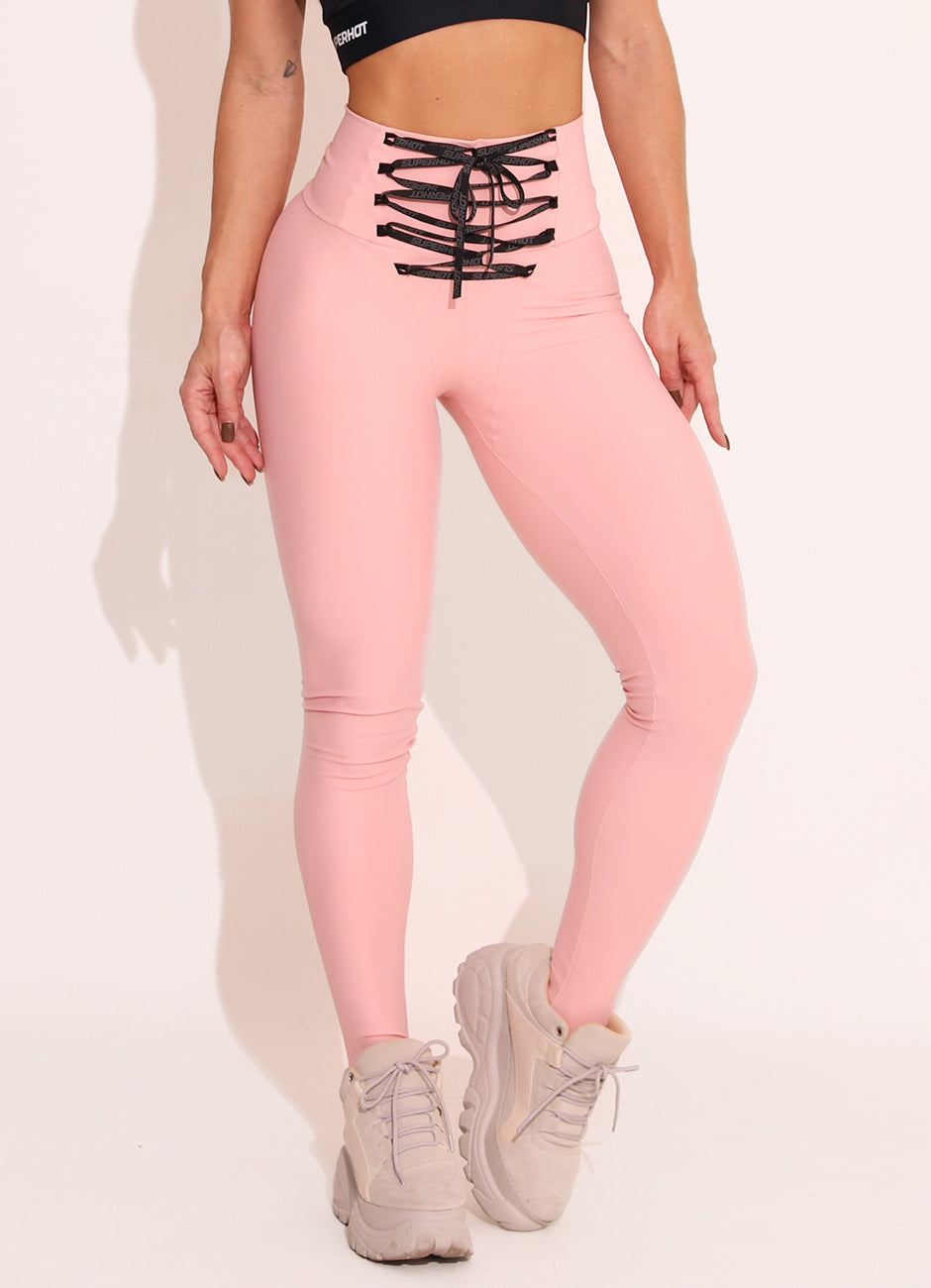 Legging Cós Alto Superhot Blackout Nude CAL5406