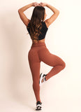 Legging Cós Alto Superhot Blackout Bronze CAL5456