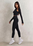 Legging Cós Alto Superhot Blackout Preto CAL5540 UV50+