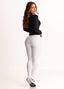 Legging Cós Médio Superhot Blackout Branco CAL5586 UV50+