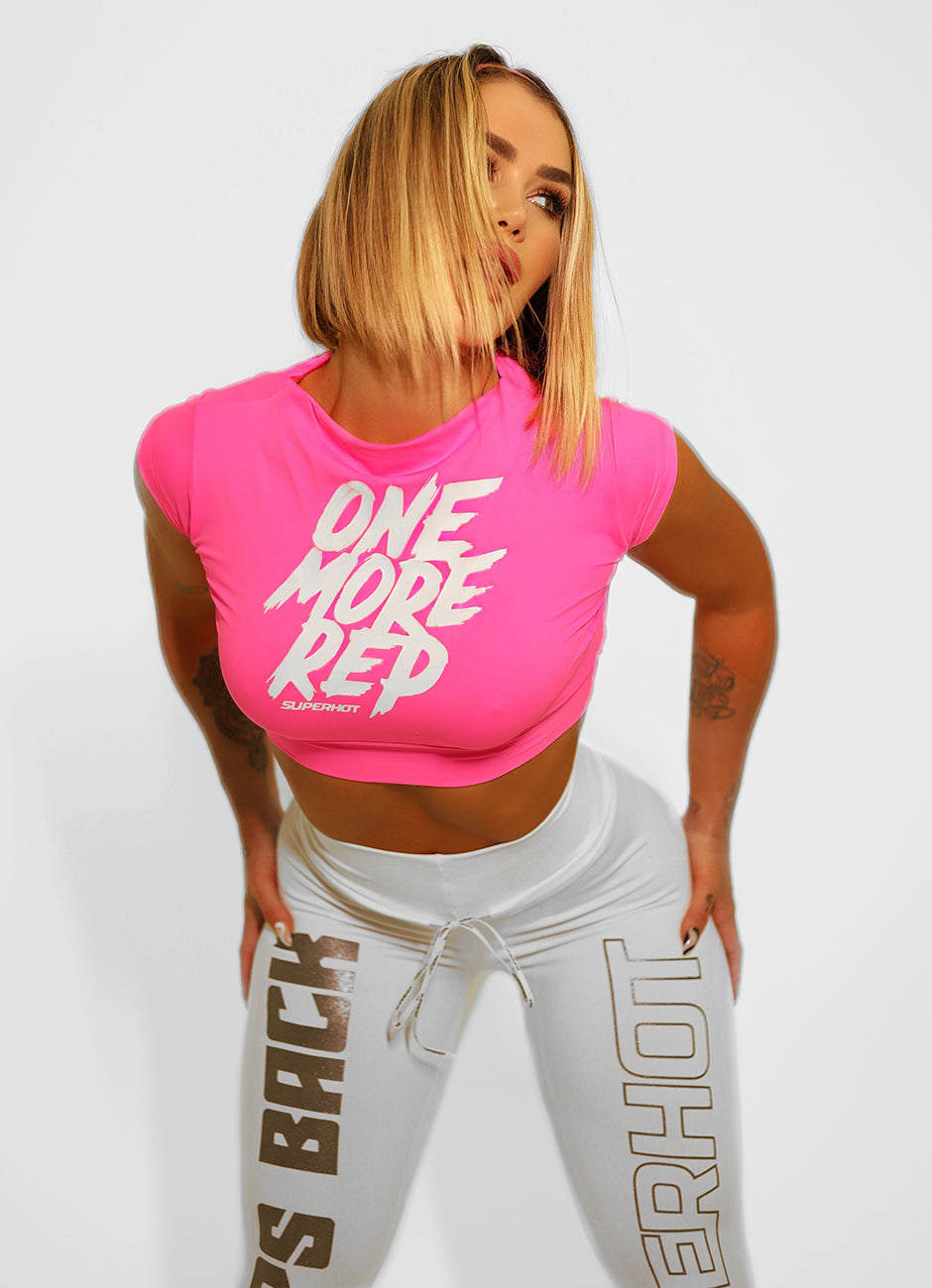 Legging Cós Alto Superhot Blackout Branco CAL5072