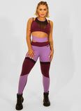 Legging Cós Alto Superhot Comfy Bordô CAL5100