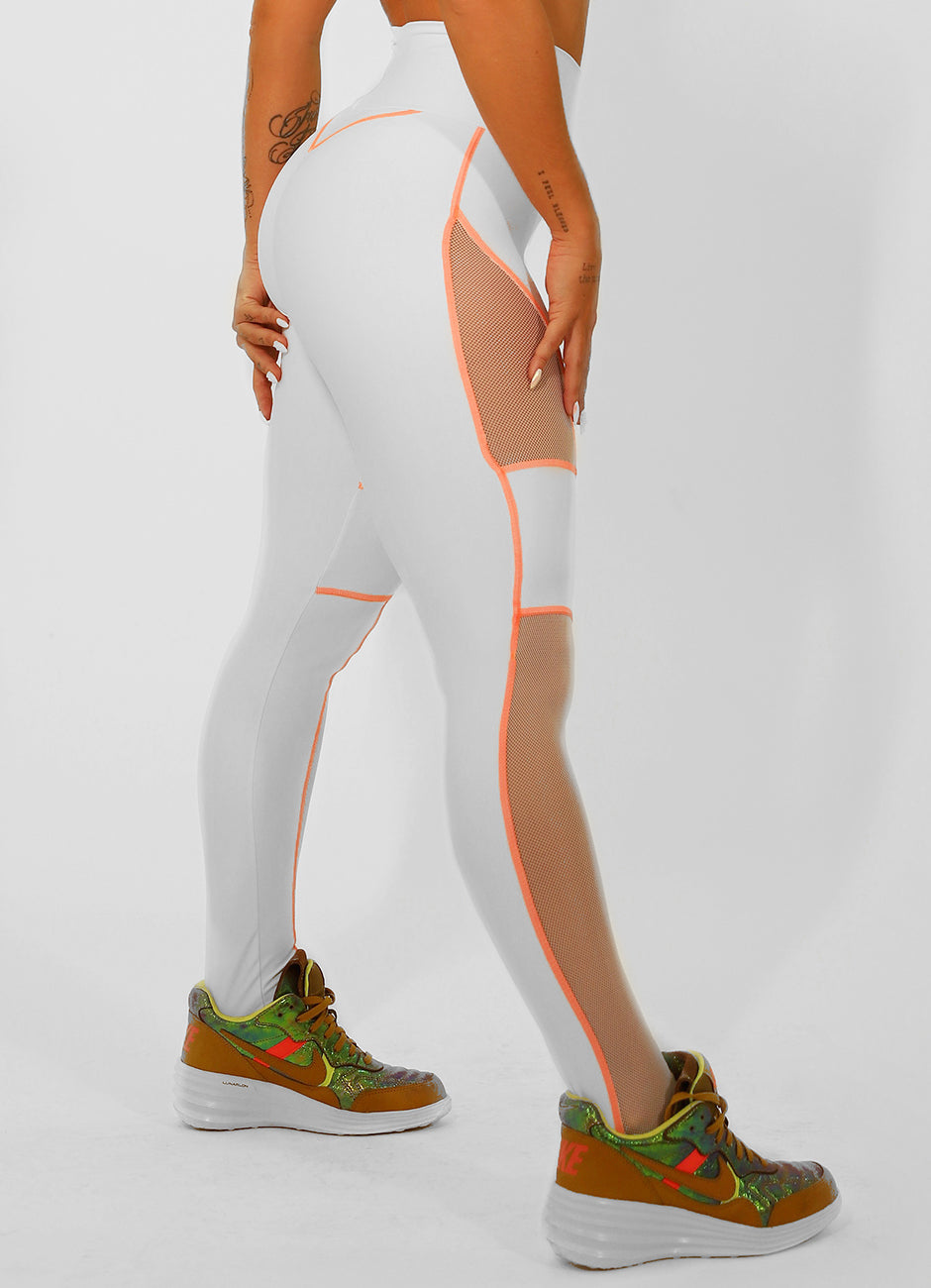 Legging Superhot Blackout Branco CAL5102