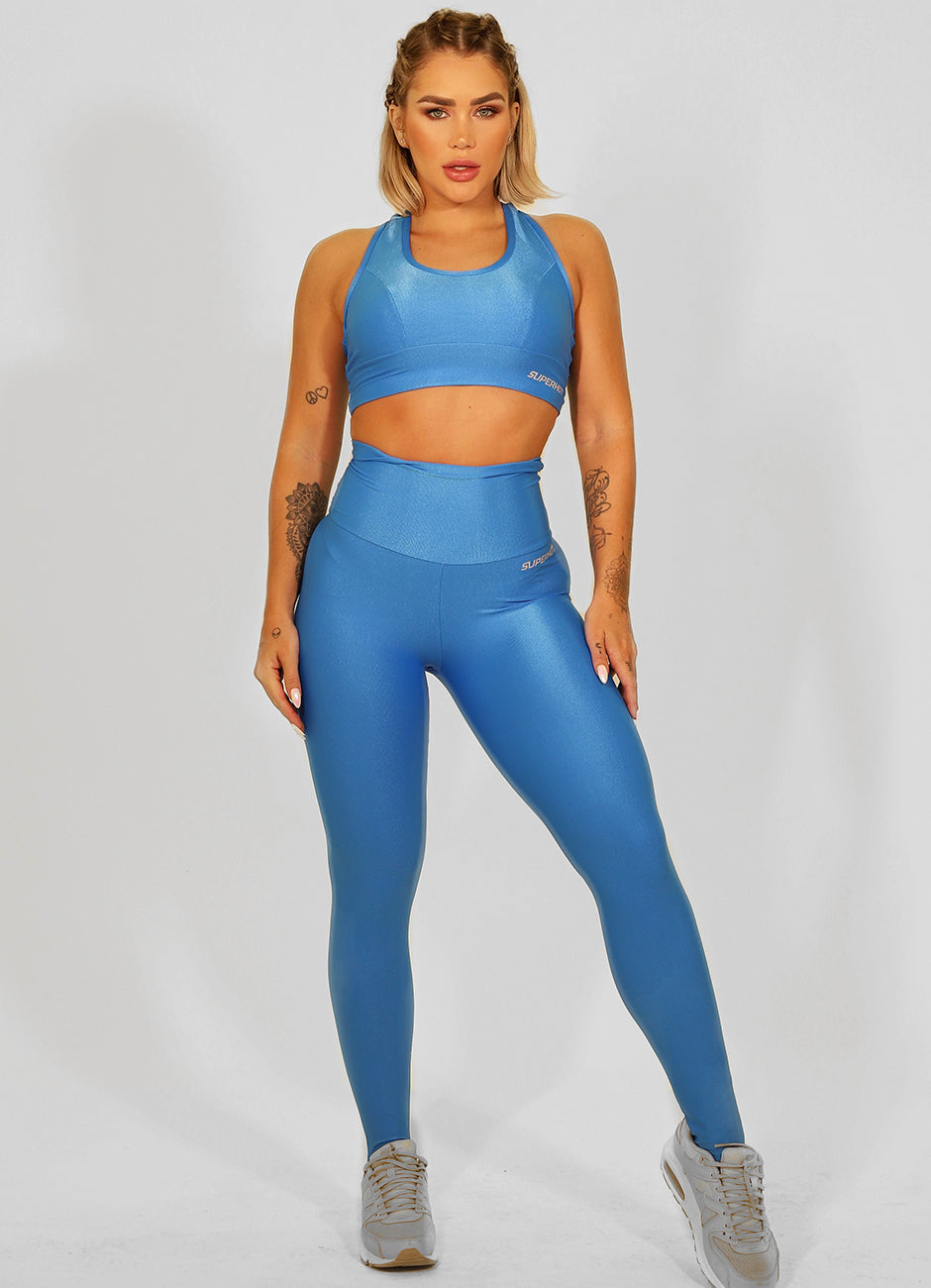 Legging Superhot Gleam Azul CAL5126