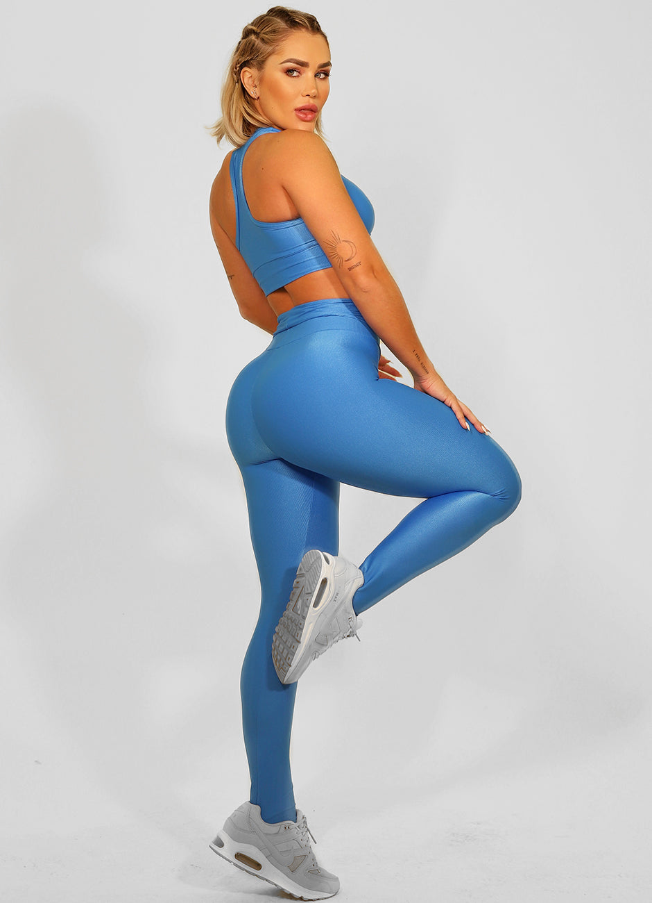 Legging Superhot Gleam Azul CAL5126