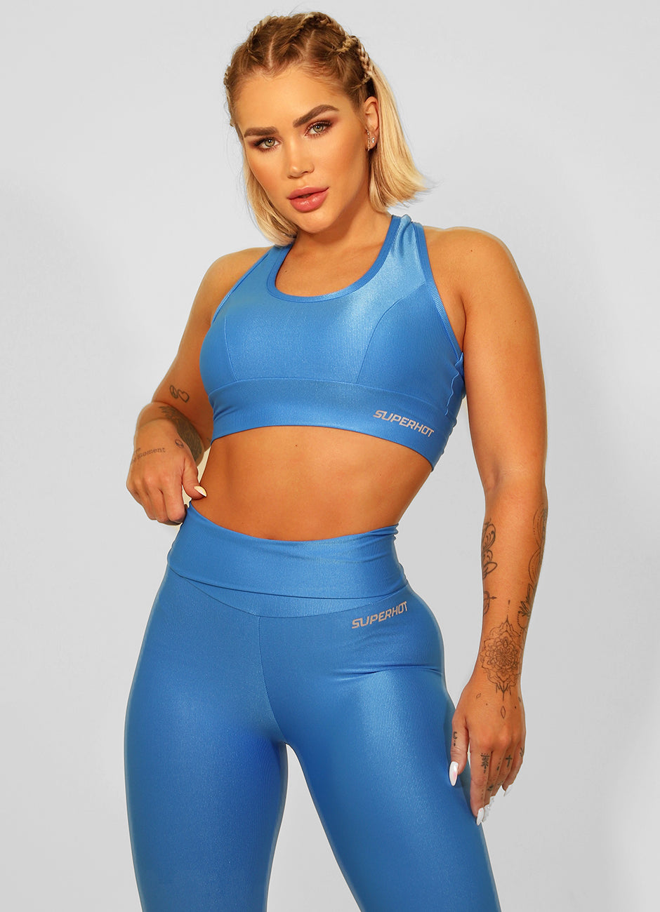 Legging Superhot Gleam Azul CAL5126