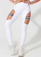 Legging Superhot Blackout Branco CAL5137