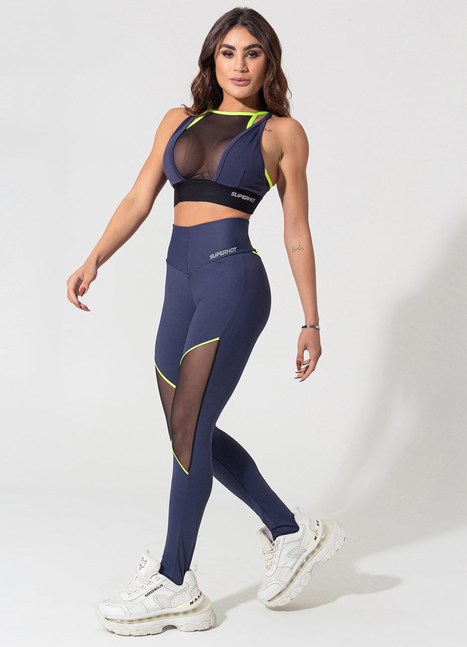 Top Superhot Comfy Azul Marinho TOP5141