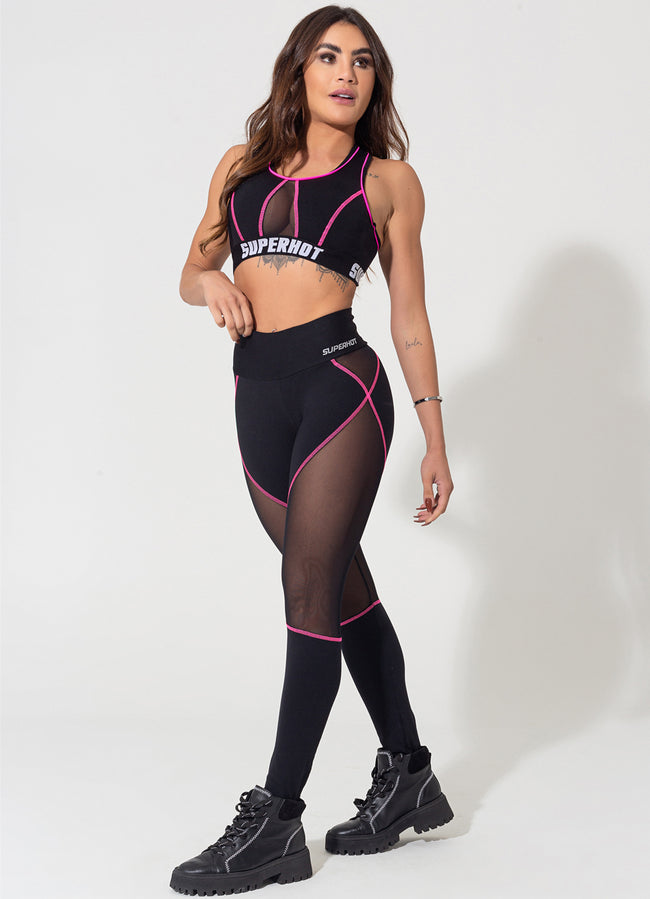 Legging Superhot Comfy Preta CAL5147 Hover Image