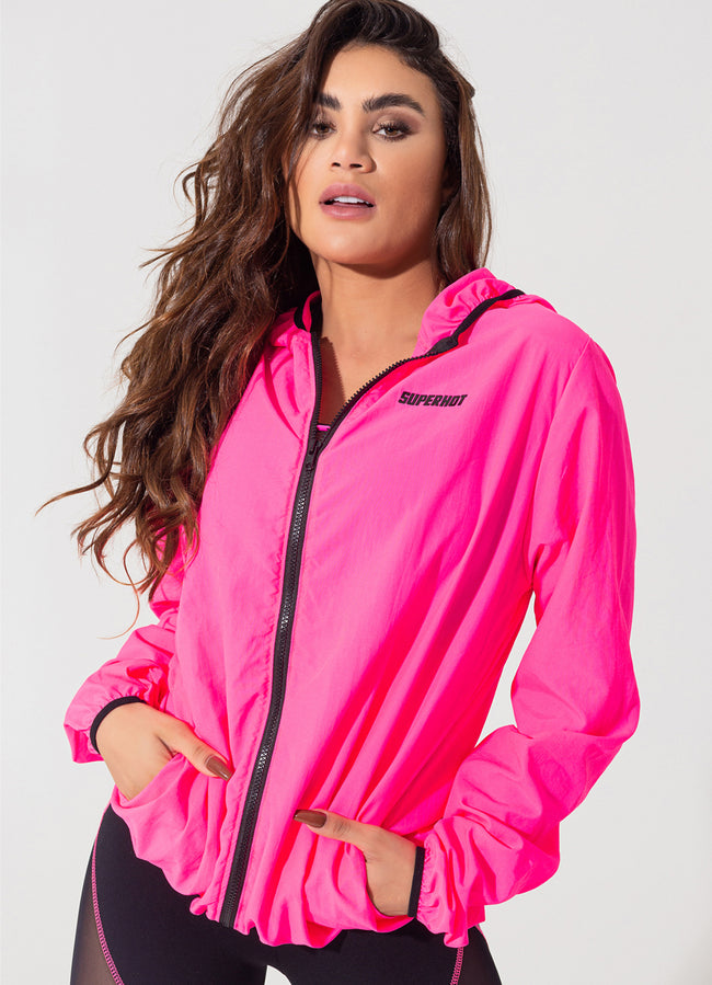Jaqueta Superhot Eco Pink Neon JQ5139 Hover Image