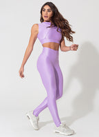 Calça Legging Superhot Wet Lilás CAL5151