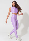 Calça Legging Superhot Wet Lilás CAL5151