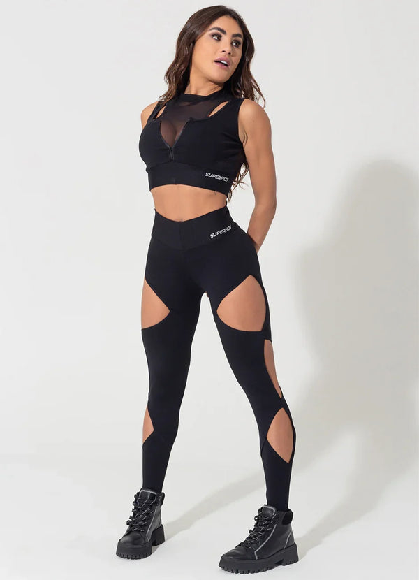 Legging Superhot Comfy Preta CAL5177