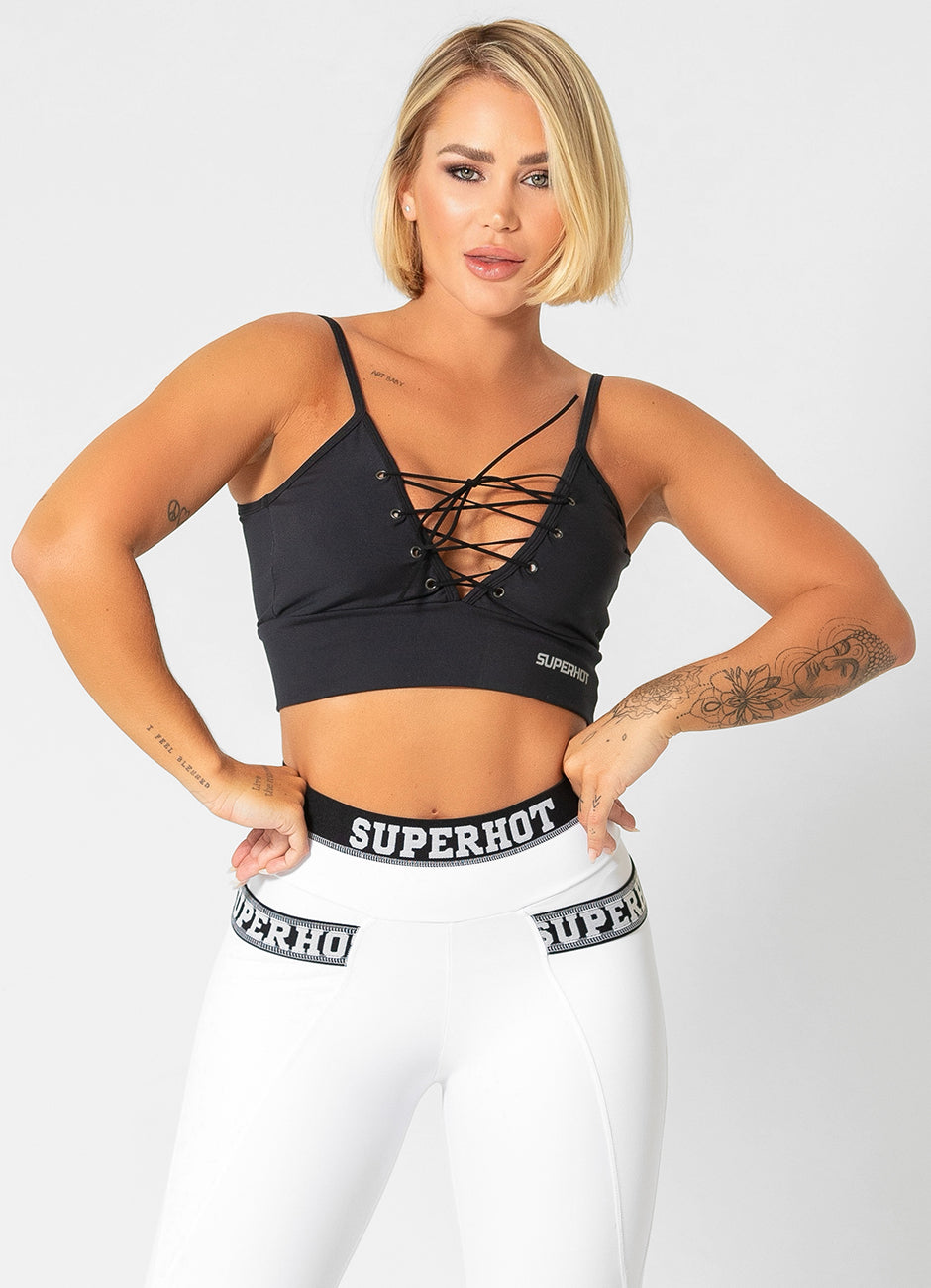 Legging Superhot Blackout Branco CAL5200