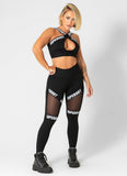 Calça Legging Superhot Wet Preto CAL5219