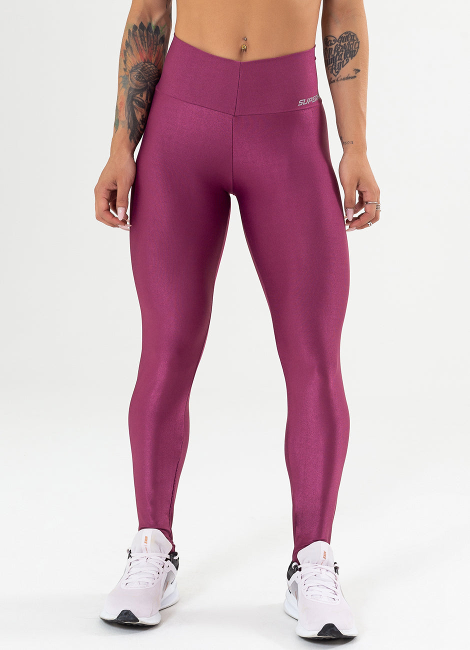 Legging Superhot Gleam Bordô CAL5240