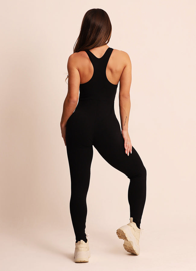 Macacão Superhot Comfy Preto MAC5476 Proteção UV50+ Imagen secundaria del producto