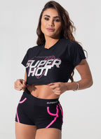 Shorts Superhot Comfy Negro