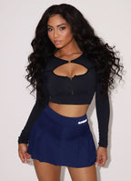 Skirt Superhot Liquid Azul Marino