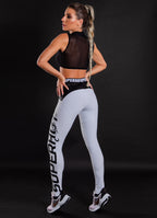 Legging Superhot Blackout Branco CAL5021