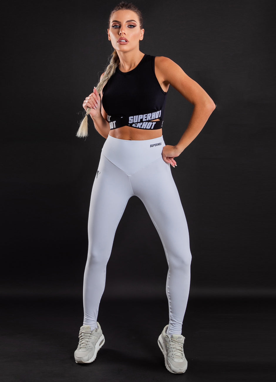 Legging Superhot Blackout Branco CAL5017