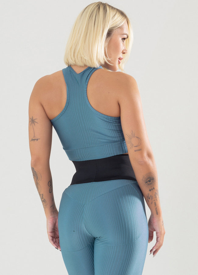 Top Superhot Gleam Azul Petróleo Imagen secundaria del producto