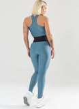 Top Superhot Gleam Azul Petróleo