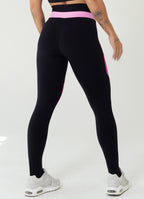 Legging Superhot Comfy Preta & Pink CAL5034