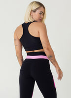 Legging Superhot Comfy Preta & Pink CAL5034