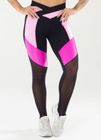 Legging Superhot Comfy Preta & Pink CAL5034