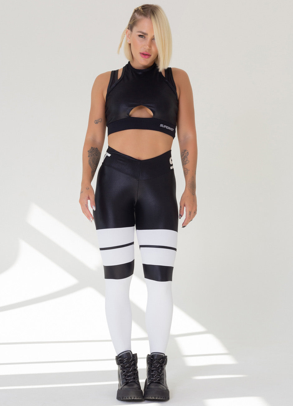 Legging Superhot Wet Preto CAL5292