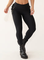 Legging Cós Médio Superhot Wet+ Preto CAL5343 UV50+