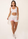 Shorts Cós Médio Superhot Blackout Branco SH5379