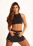 Top Esportivo Superhot Fitt Preto TOP5490 Proteção UV50/80+