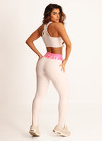 Top Esportivo Superhot Blackout Branco TOP5502 Resistente à Transparência