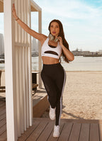 Legging Cós Alto Superhot Blackout Preto CAL5514 UV50+Com Bolsos