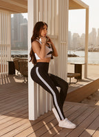 Legging Cós Alto Superhot Blackout Preto CAL5514 UV50+Com Bolsos