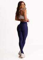 Legging Cós Alto Superhot Wet+ Azul Marinho CAL5584 UV50+