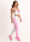 Legging Cós Médio Superhot Blackout Branco CAL5568 UV50+