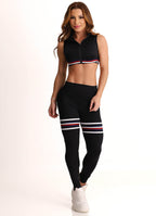 Legging Cós Médio Superhot Adaptive Preto CAL5565 UV80+