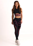 Legging Cós Médio Superhot Comfy Preto CAL5572 UV50+