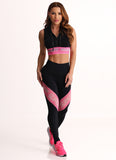 Legging Cós Médio Superhot Adaptive Preto CAL5582 UV80+