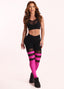 Legging Superhot Blackout Preto e Pink CAL5597 UV50+