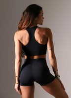 Shorts Superhot Blackout Preto SH5641 UV50+ Cós Médio