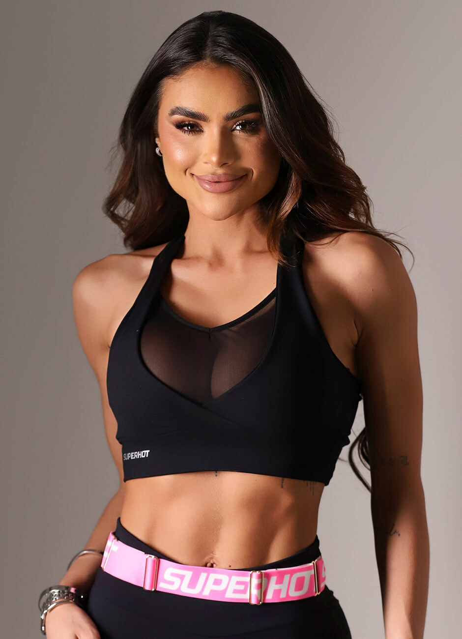 Top Superhot Comfy Preto TOP5609 UV50+