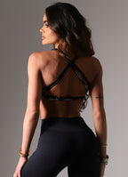 Legging Superhot Blackout Preto CAL5646 UV50+ Cós Médio